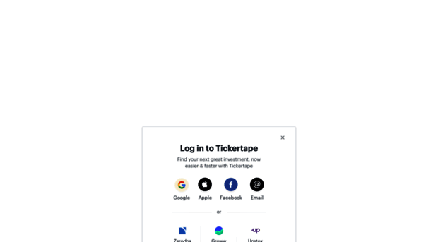 login.tickertape.in