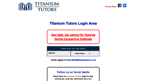 login.titaniumtutors.co.uk