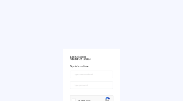 login.training