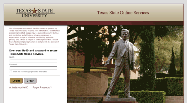 login.txstate.edu