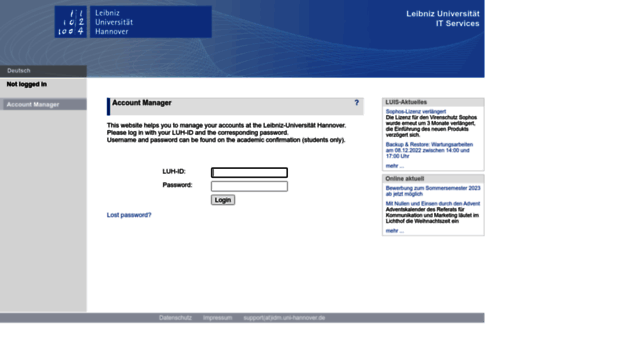 login.uni-hannover.de