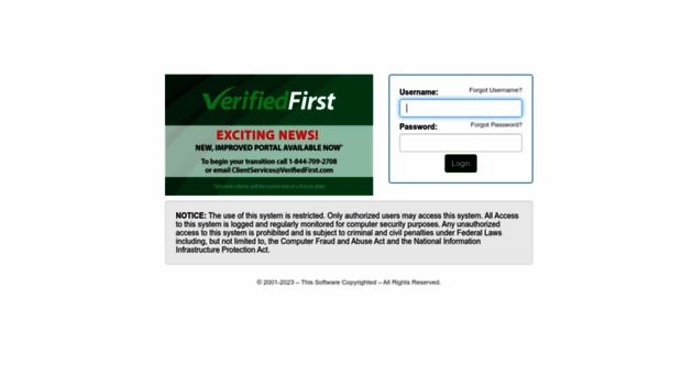 login.verifiedfirst.com