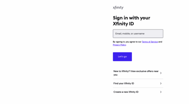 login.xfinity.com