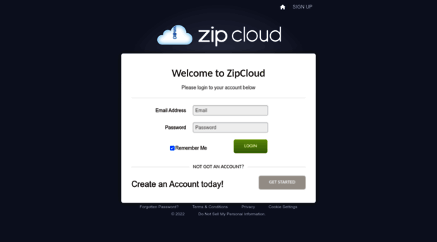 login.zipcloud.com