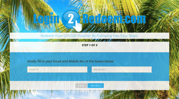 login2redeem.com