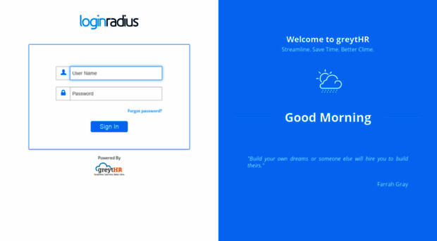 loginradius.greythr.com