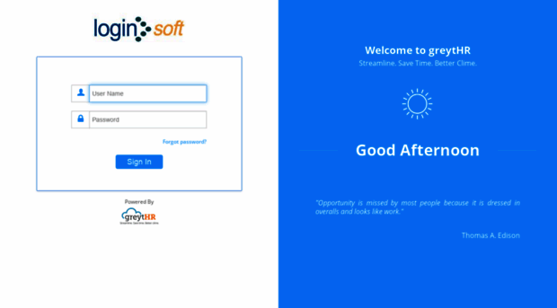 loginsoft.greythr.com