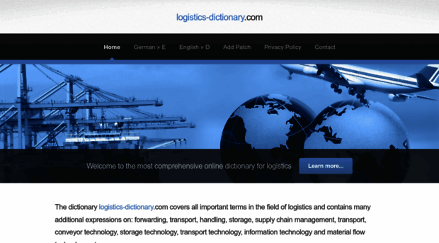 logistics-dictionary.com