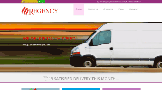 logistics.regencycourierservices.com