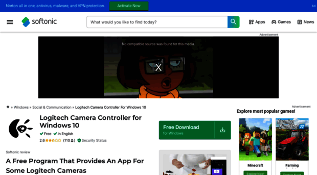 logitech-camera-controller-windows-10.en.softonic.com - Logitech Camera ...
