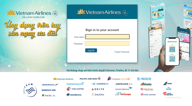 logon.vietnamairlines.com