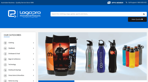 logopropromotionalproducts.com.au