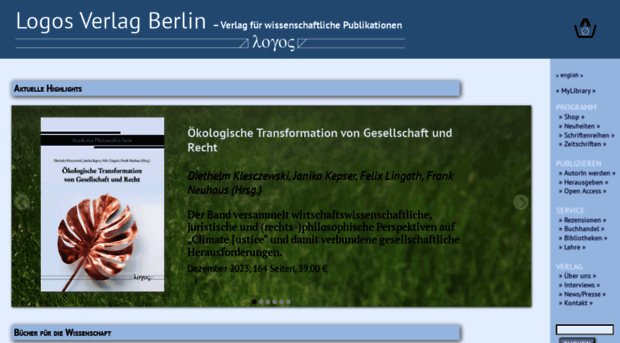 logos-verlag.de