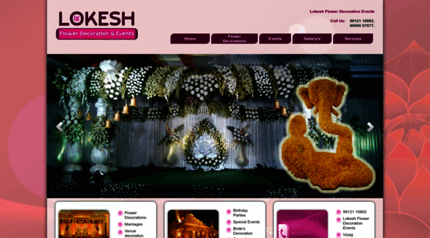 lokeshflowerdecorationevents.com