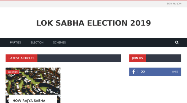 loksabhaelection2019.com