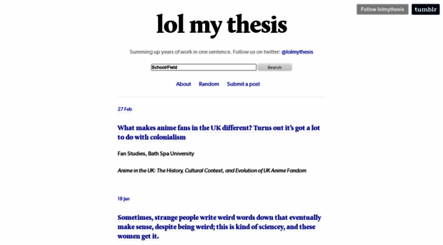 lolmythesis.com