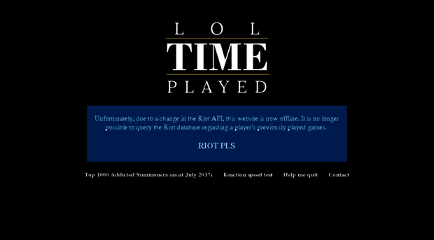 loltimeplayed.com