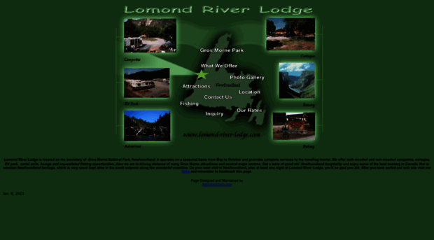lomond-river-lodge.com