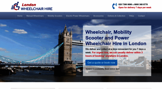 london-express-wheelchair-hire.com