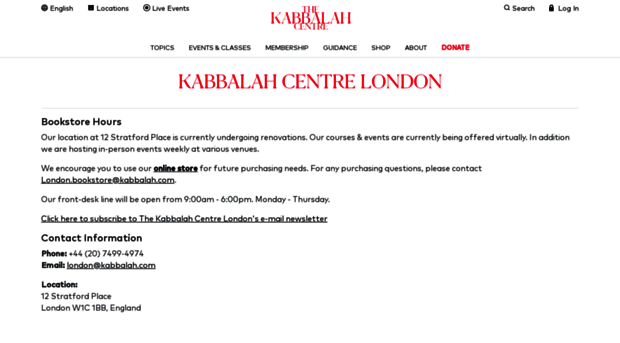 london.kabbalah.com