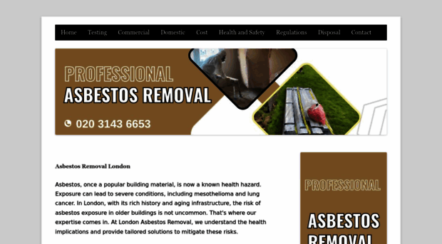 londonasbestosremovalist.co.uk