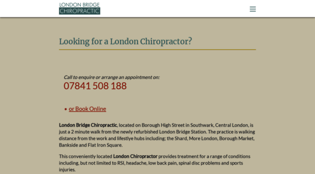 londonbridgechiropractic.co.uk