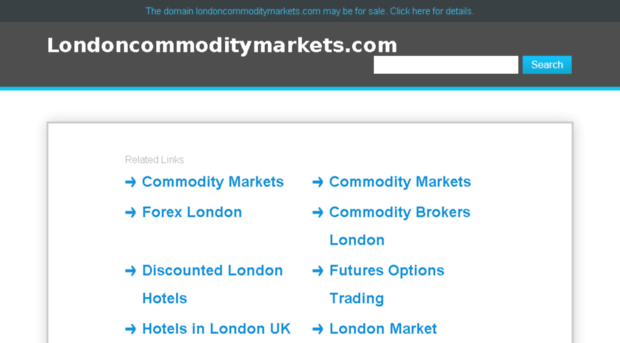 londoncommoditymarkets.com