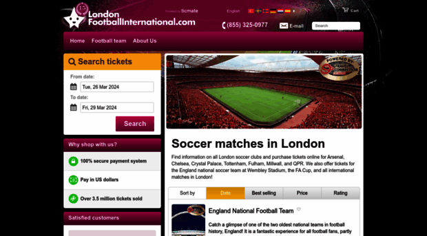 londonfootballinternational.com