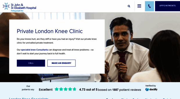 londonkneespecialists.co.uk