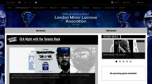 londonlacrosse.com