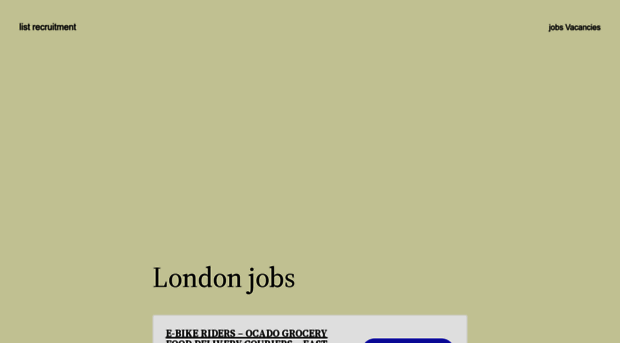 londonlistrecruitment.co.uk