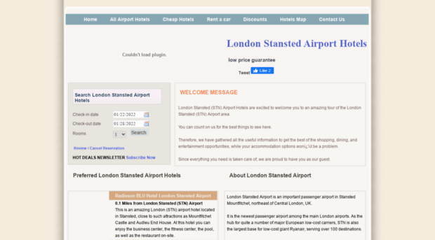londonstanstedairporthotels.com