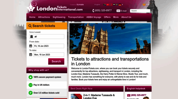 londonticketsinternational.com