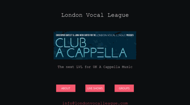 londonvocalleague.com