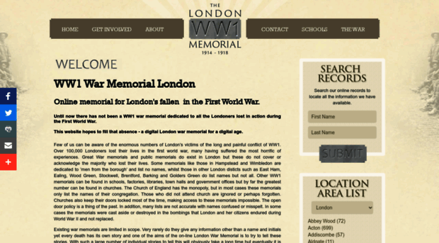 londonwarmemorial.co.uk