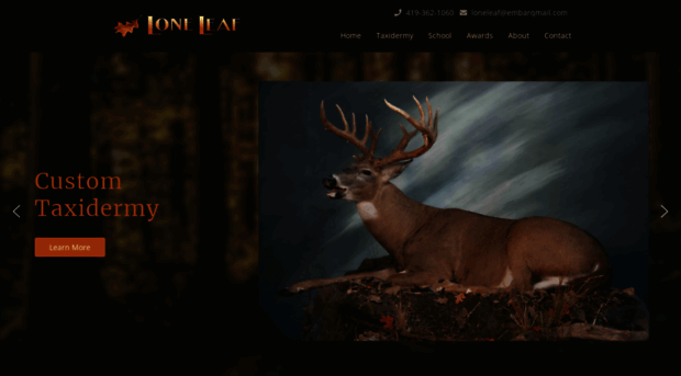 loneleaftaxidermy.com