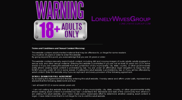 lonelywivesgroup.com