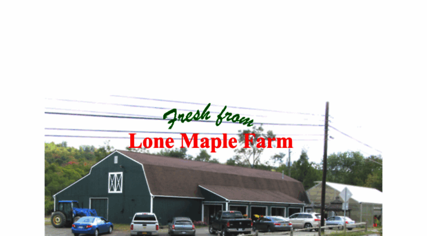 lonemaplefarm.com