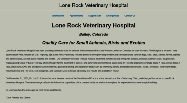 lonerockvet.com