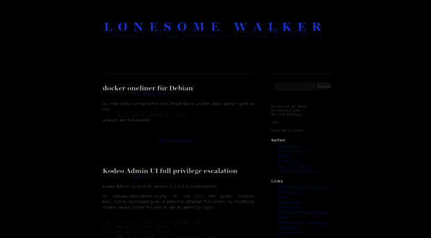 lonesomewalker.de
