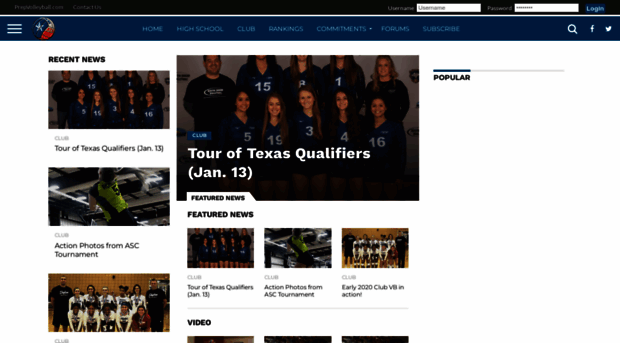 lonestar.prepvolleyball.com