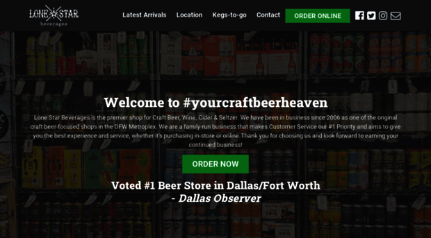 lonestarbeverages.com