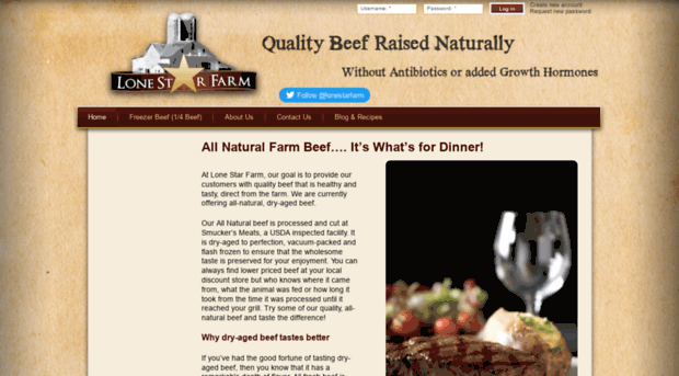 lonestarfarmbeef.com