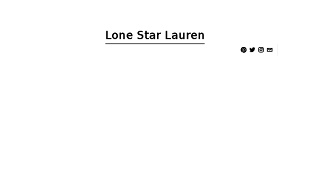 lonestarlauren.com