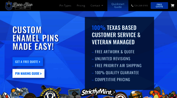 lonestarpins.com