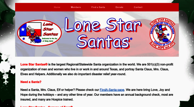 lonestarsantas.org