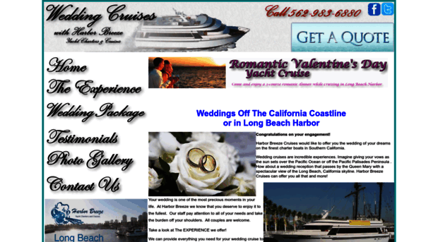 longbeachweddingcruises.com