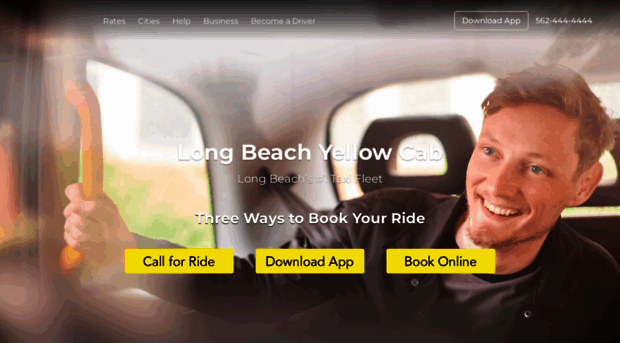 longbeachyellowcab.com