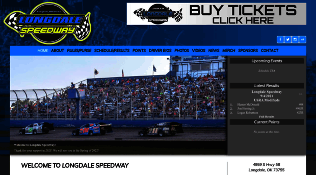 longdalespeedway.net