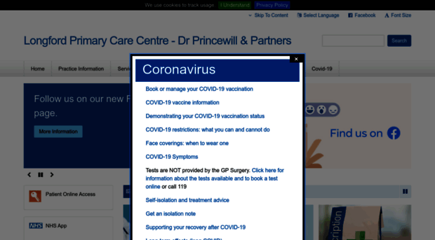 longfordprimarycarecentre.nhs.uk